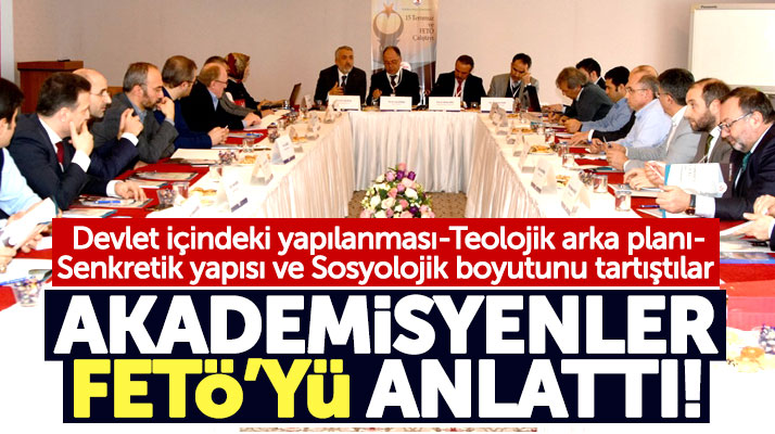Samsun OMÜ'de akademisyenler 15 Temmuz Çalıştayında FETÖ'yü anlattı