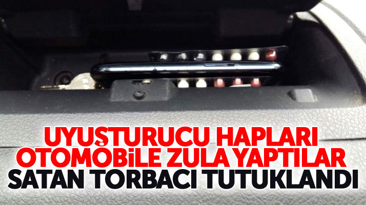 Samsun'da otomobilde uyuşturucu hap yakalandı, hapları satan torbacı tutuklandı