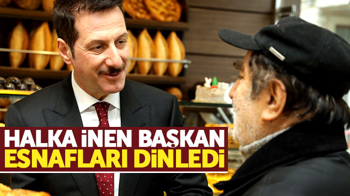 İlkadım Belediye Başkanı Erdoğan Tok, Gazi caddesi esnaflarını ziyaret etti
