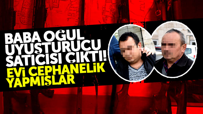 Samsun Çarşamba'da uyuşturucu satıcısı çıkan baba ve oğlu tutuklandı