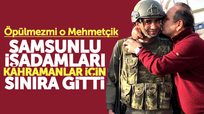 SAMKON ve SAMDEF Mehmetçiğe moral için Öncüpınar sınır kapısına gitti