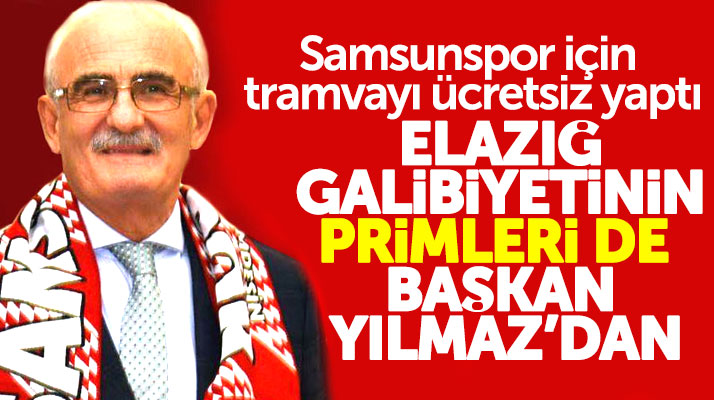 Samsunspor'un Elazığspor galibiyet primini Yusuf Ziya Yılmaz verecek