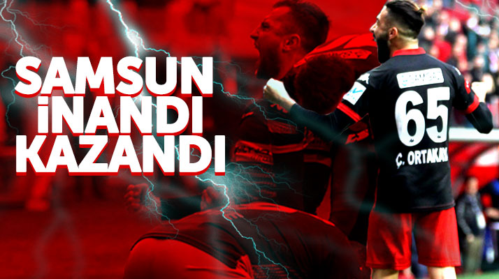 Samsunspor Tetiş Yapı Elazığspor'u 2-0 yenerek önemli bir galibiyet aldı