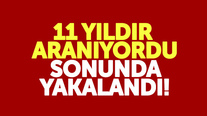 Samsun'da tam 11 yıldır polis tarafından aranan adam sonunda yakalandı