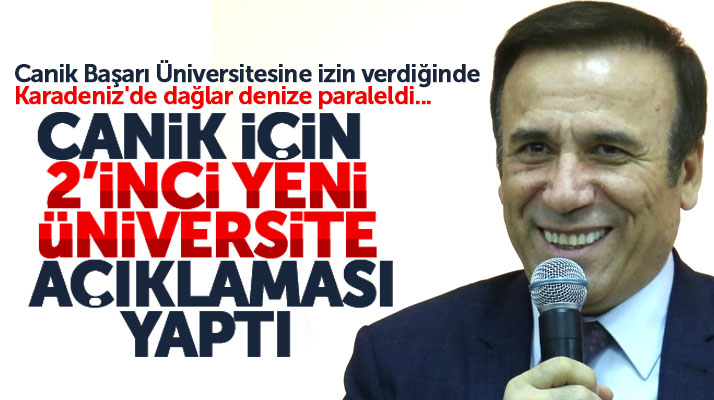 Osman Genç, kapatılan Canik Başarı'dan sonra ikinci üniversite açıklaması yaptı