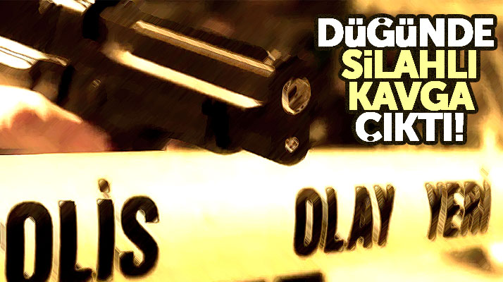 Samsun'da düğünde silahlı husumet kavgası çıktı!