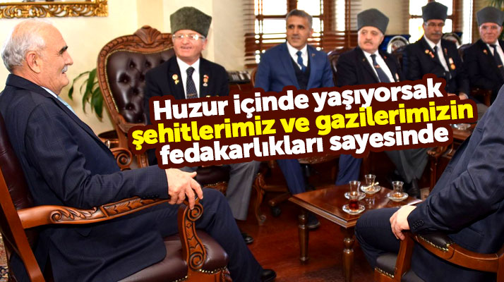 Yusuf Ziya Yılmaz: Huzur içinde yaşıyorsak şehitler ve gazilerimiz sayesinde