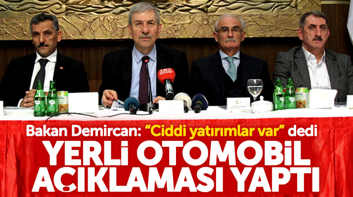 Sağlık Bakanı Ahmet Demircan Samsun'da yerli otomobil açıklaması yaptı
