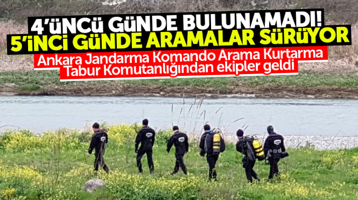 Samsun Bafra'da Kızılırmak'ta kaybolan Osman Ertekin 5 gündür bulunamadı