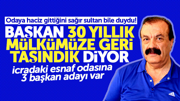 Samsun'da kira borcunu ödemeyen esnaf odasına haciz gitti!