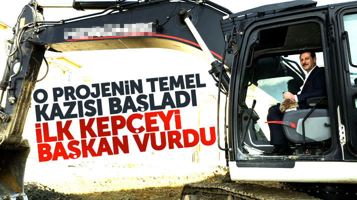 Erdoğan Tok Ulugazi Toki Camisi inşaatı için temel kazısına ilk kepçeyi vurdu