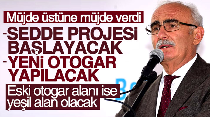 Yusuf Ziya Yılmaz'dan Bafra ilçesine Sedde Projesi ve yeşil alan müjdesi