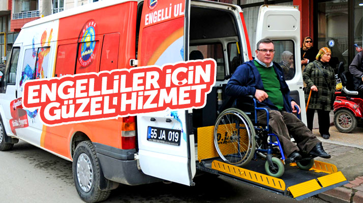 Samsun Bafra Belediyesi engelliler için, Engelli Ulaşım Aracı aldı