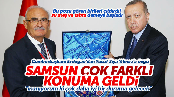 Cumhurbaşkanı Erdoğan'dan AK Parti Samsun İl Kongresinde Yusuf Ziya Yılmaz'a övgü