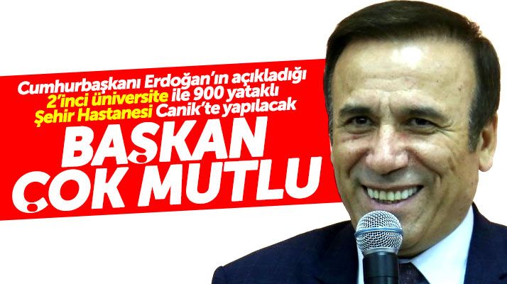 Samsun Üniversitesi ve Şehir Hastanesi Canik'te yapılacak
