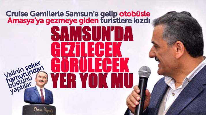 Samsun Valisi Osman Kaymak turistleri eleştirdi: Samsun'da gezilecek yer yok mu