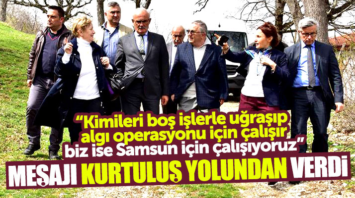Yusuf Ziya Yılmaz Kurtuluş Yolunda konuştu: Samsun için çalışıyoruz