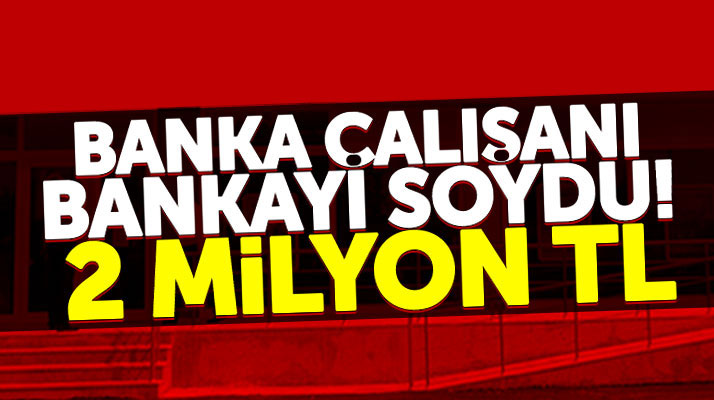 Samsun'un Asarcık ilçesinde banka çalışanı çalıştığı bankayı soydu