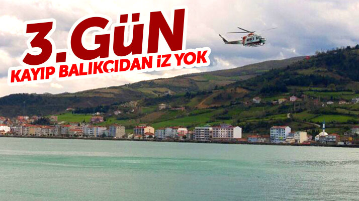 Samsun Alaçam'da denize düşerek kaybolan Emrah Danacı 3 günde bulunamadı