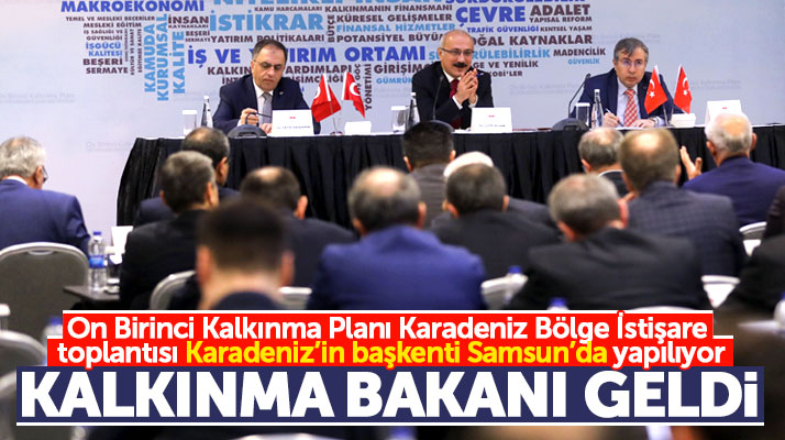 On Birinci Kalkınma Planı Karadeniz Bölge İstişare toplantısı Samsun'da başladı