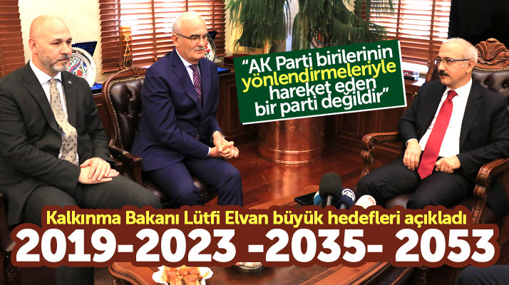 Bakan Lütfi Elvan Samsun'da Yusuf Ziya Yılmaz ve Hakan Karaduman'ı ziyaret etti
