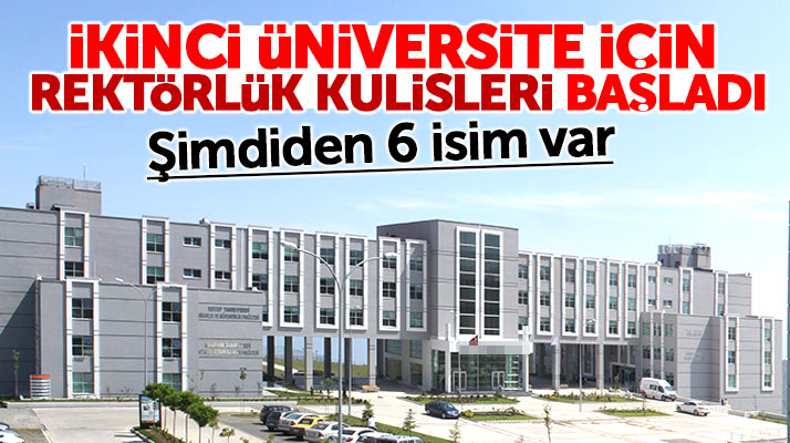 Samsun'da kurulacak ikinci devlet üniversitesi için rektörlük kulisleri başladı