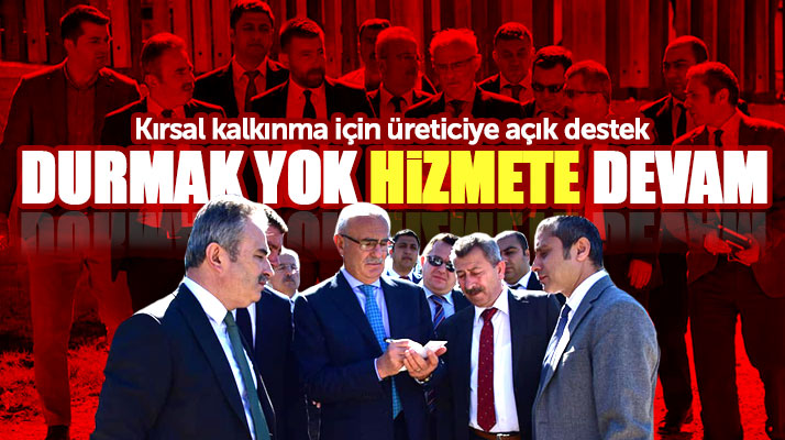 Yusuf Ziya Yılmaz: Samsun'da kırsal kalkınma için üreticiye destek veriyoruz