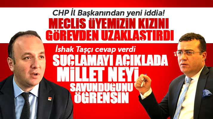 Samsun CHP İl Başkanı Tufan Akcagöz iddia etti, İshak Taşçı yanıt verdi