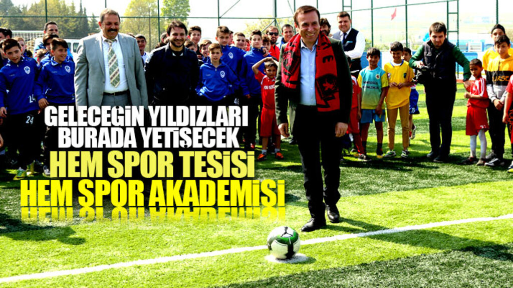 Samsun'un Canik ilçesinde Futbol Akademisi Şehit Halil İbrahim Yıldırım Halı Saha Tesisi açıldı