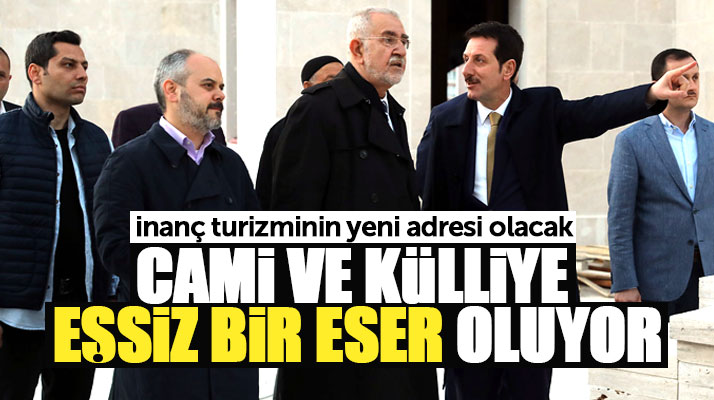 Samsun'da yapılan Cami ve Külliye inanç turizminin yeni adresi olacak