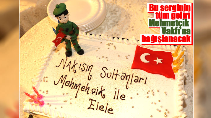 Samsun'da açılan nakış sergisinin tüm geliri Mehmetçik Vakfına bağışlanacak