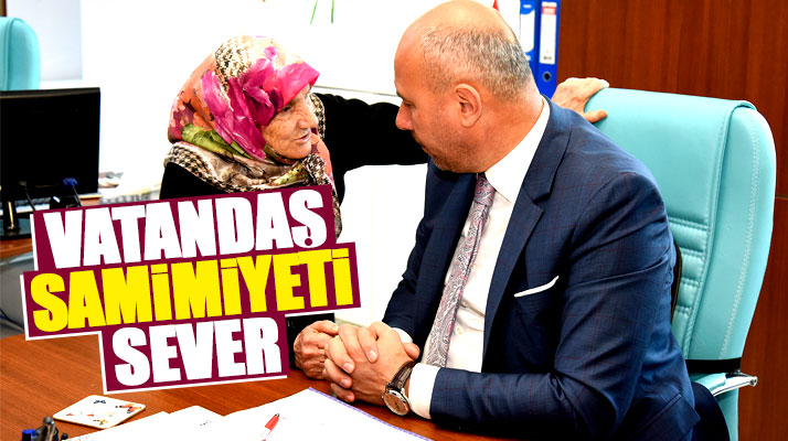 Samsun Tekkeköy'de vatandaş belediyede düzenlenen halk gününden memnun