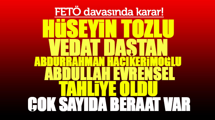 Samsun'da FETÖ'den tutuklu Hüseyin Tozlu ile birlikte çok sayıda işadamı tahliye oldu