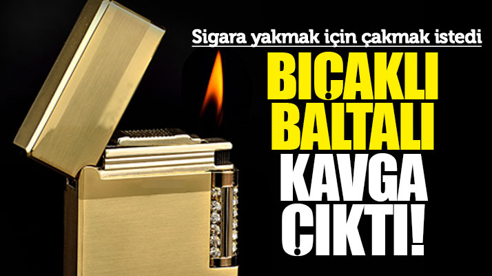 Samsun'da çakmak isteme meselesi yüzünden 3 kişi arasında bıçaklı baltalı kavga çıktı