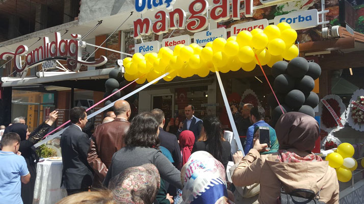 Samsun'da Ulaş Mangal'ın açılışı dualar eşliğinde yapıldı