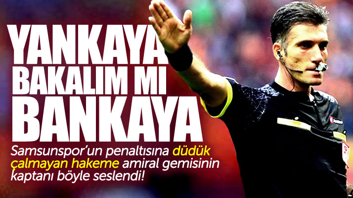Samsun'da gazeteci Necdet Uzun hakem Özgür Yankaya'ya seslendi!