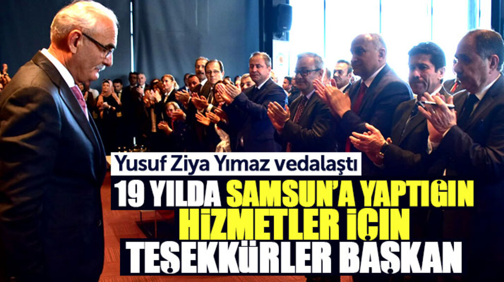 AK Parti'den milletvekili aday adalı olan Yusuf Ziya Yılmaz, belediye personeli ile vedalaştı