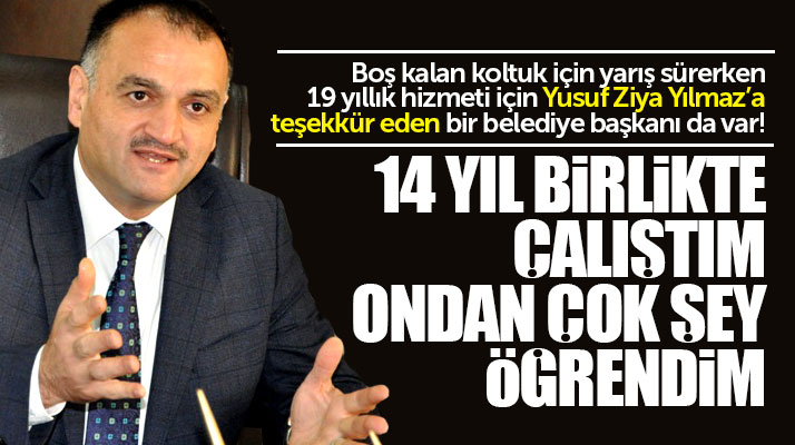Salıpazarı Belediye Başkanı Akgül, 19 yıl hizmet eden Yusuf Ziya Yılmaz'a teşekkür etti