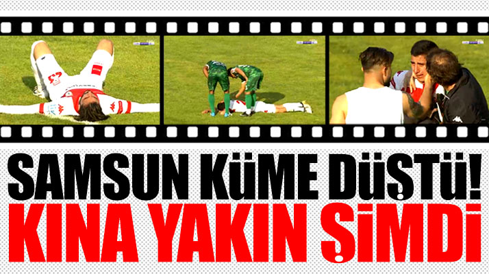 Samsunspor küme düştü taraftarlar tepki gösterdi! Kına yakın