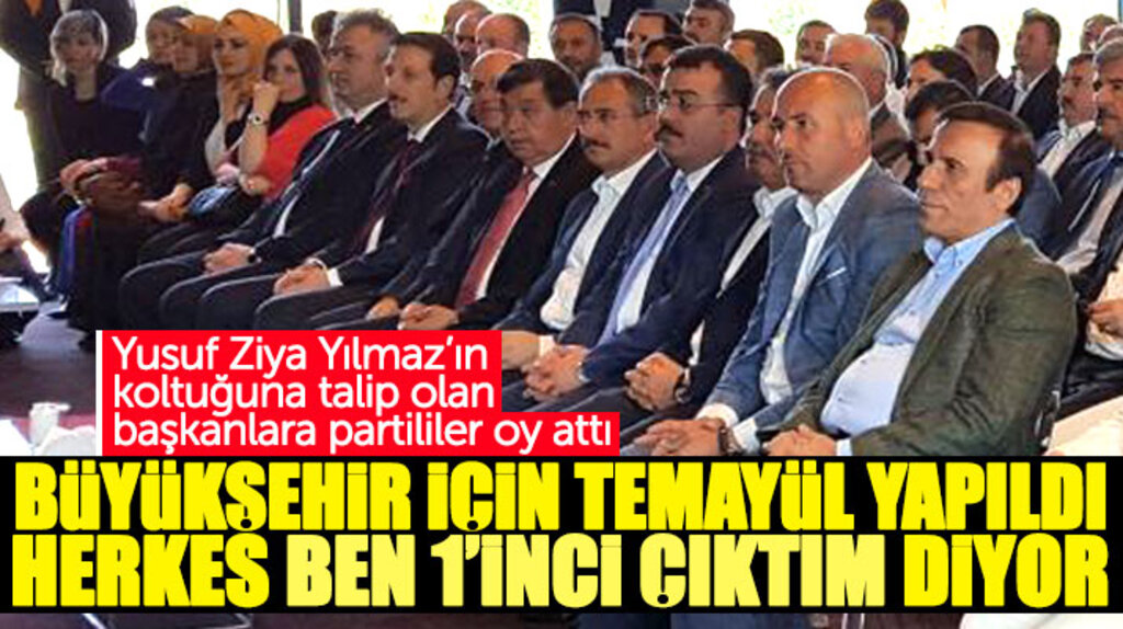 Samsun Büyükşehir Belediye Başkanlığı için AK Parti'de temayül yoklaması yapıldı