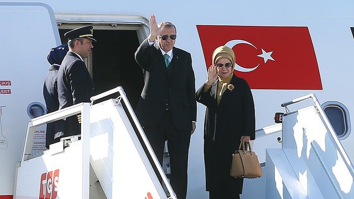 Cumhurbaşkanı Erdoğan Güney Kore'ye gitti
