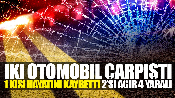 Samsun Atakum'da iki otomobil çarpıştı! 1 kişi öldü 2'si ağır 4 yaralı