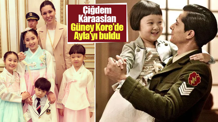 Çiğdem Karaaslan Güney Kore'de ayla filminin minik yıldızı Kim Seol ile buluştu