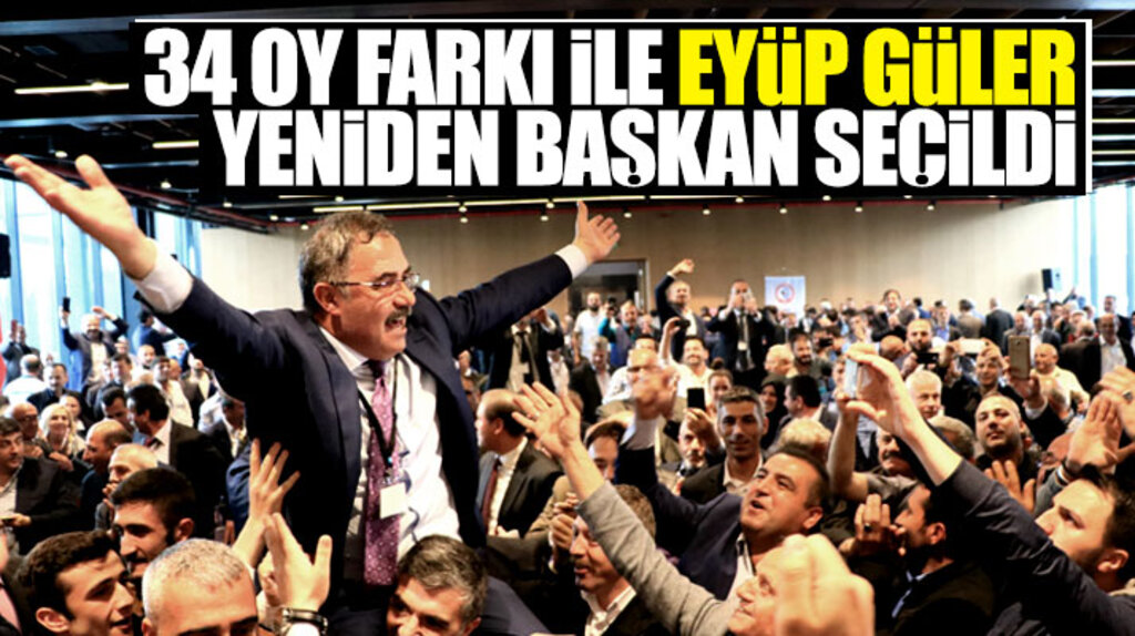 Eyüp Güler SESOB Başkanlığına 34 oy farkı ile yeniden seçildi