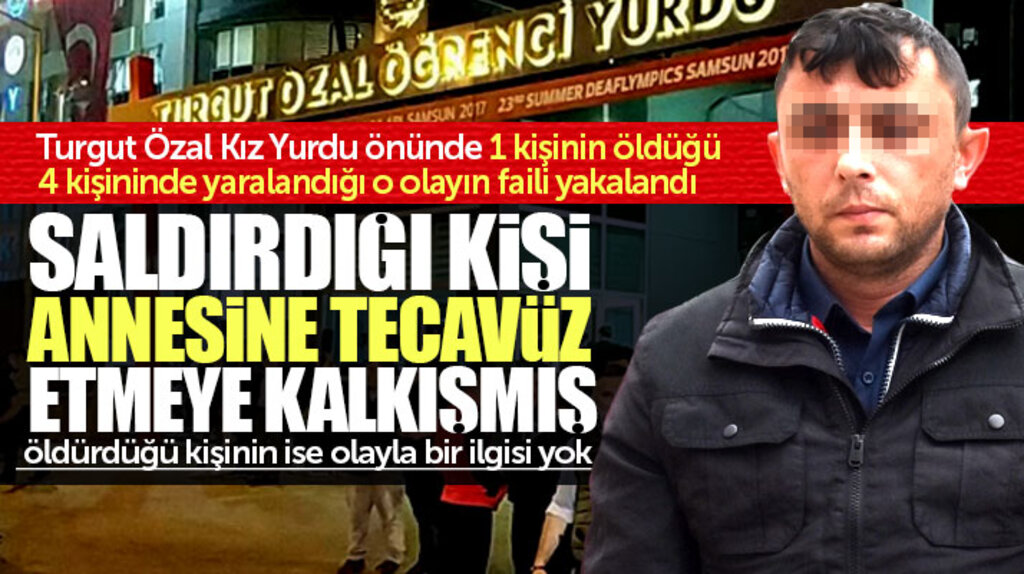 Samsun'da 1 kişinin öldüğü 4 kişinin yaralandığı silahlı saldırı olayının faili yakalandı