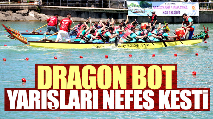 Samsun'da 5'inci Dragon Bot yarışları nefes kesti