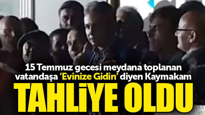 Samsun'da FETÖ'den tutuklu Terme eski Kaymakamı İlyas Gün tahliye oldu