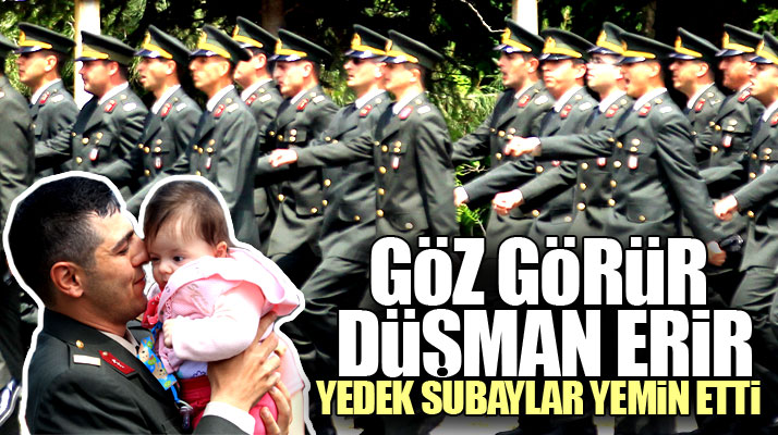 Samsun'da kısa dönem 444 asteğmen için yemin töreni düzenlendi