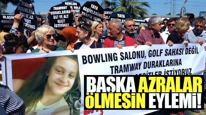 Samsun'da kızı trafik kazasında ölen anne üst geçit eylemi yaptı