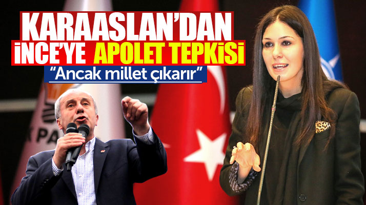 Çiğdem Karaslan'dan Muharrem İnce'ye apolet tepkisi: O apoletleri ancak millet çıkarır